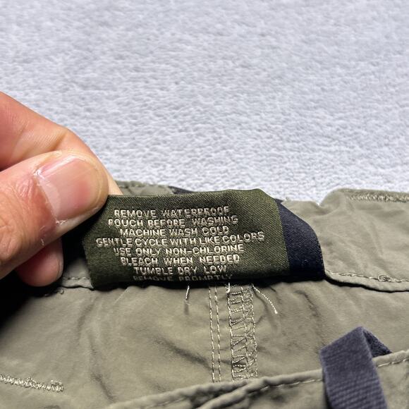 Y2k 2000s BSA Baggy Cargo Shorts Mens Medium 35x11 Boy Scouts America Surplus - Picture 6 of 16